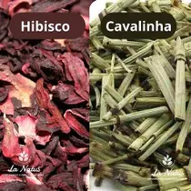 Kit desinchá hibisco com cavalinha premium