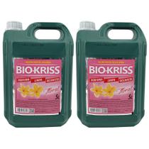 Kit Desinfetante Floral 5 Litros 2 Unid Bio Kriss