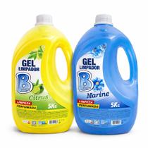 Kit desinfetante marine e citrus 5l