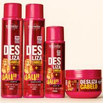 Kit Desliza Cabelo Rhenuks Alisamento Natural e Hidratação