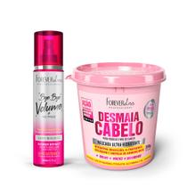 Kit Desmaia Cabelo 350g Com Bye Bye Volume Forever Liss