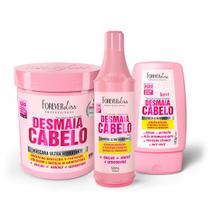 Kit Desmaia Cabelo Anti Frizz e Volume Profissional Forever Liss Kit Desmaia Cabelo Anti Frizz e Volume Profissional Forever Liss