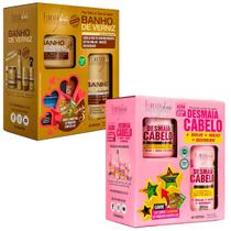 Kit Desmaia Cabelo e Kit Banho de Verniz Forever Liss