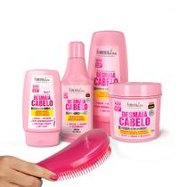 Kit Desmaia Cabelo Forever Liss GANHE Escova Para Pentear
