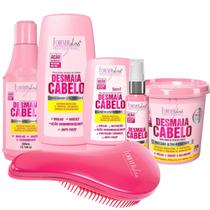 Kit Desmaia Cabelo Forever Liss Home Care Escova Rosa Kit Desmaia Cabelo Forever Liss Home Care Escova Rosa