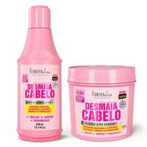 Kit Desmaia Cabelo Forever Liss Shampoo 300ml Máscara 200g Kit Desmaia Cabelo Forever Liss Shampoo 300ml Máscara 200g