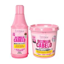 Kit Desmaia Cabelo Forever Liss Shampoo 300ml + Máscara 350g