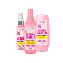 Kit Desmaia Cabelo Forever Liss Shampoo 500 ml Cond e Sérum