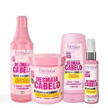Kit Desmaia Cabelo Sham, Cond, Marc e Sérum Forever Liss