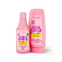Kit Desmaia Cabelo Shampoo 300ml e Condicionador 300g Forever Liss