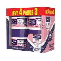 Kit Desodorante Above Creme Sport Energy Women 50g Leve 4 Pague 3