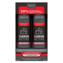 Kit Desodorante Aerosol Above Elements Carbon Active Com 2 Unidades 150ml