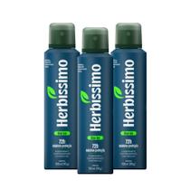 Kit Desodorante Aerosol Antitranspirante Herbíssimo Blue Ice 150Ml com 3 Unidades Kit Desodorante Aerosol Antitranspirante Herbíssimo Blue Ice 150Ml com 3 Unidades