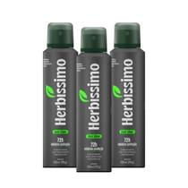 Kit Desodorante Aerosol Antitranspirante Herbíssimo Dark Silver 150Ml com 3 Unidades Kit Desodorante Aerosol Antitranspirante Herbíssimo Dark Silver 150Ml com 3 Unidades