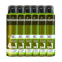 Kit Desodorante Aerosol Antitranspirante Herbíssimo Green Leaf 150Ml com 6 Unidades Kit Desodorante Aerosol Antitranspirante Herbíssimo Green Leaf 150Ml com 6 Unidades