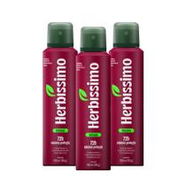 Kit Desodorante Aerosol Antitranspirante Herbíssimo Volcano 150Ml com 3 Unidades Kit Desodorante Aerosol Antitranspirante Herbíssimo Volcano 150Ml com 3 Unidades