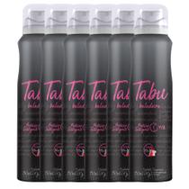 Kit Desodorante Aerosol Antitranspirante Tabu Baladeira 150ML com 6 Unidades