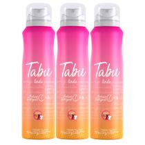Kit Desodorante Aerosol Antitranspirante Tabu Linda 150Ml com 3 Unidades