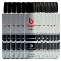 Kit Desodorante Aerosol Bozzano Invisible 90g - 12 Unidades