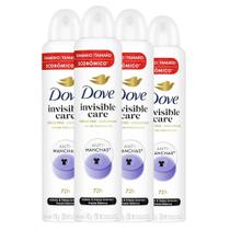Kit Desodorante Aerosol Dove Invisible Dry 250ml - 4 unidades
