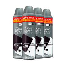 Kit Desodorante Aerosol Dove Men Invisible Dry 250ml - 4 unidades