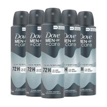 Kit Desodorante Aerosol Dove Men Sem Perfume 150ml - 5 unidades