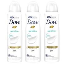 Kit Desodorante aerosol Dove Sensitive 150ml - 3 unidades