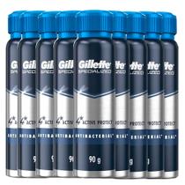 Kit Desodorante Aerosol Gillette Antibacterial 150ml - 9 unidades