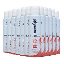 Kit Desodorante Aerosol Monange Clinical Conforto 150ml - 12 Unidades