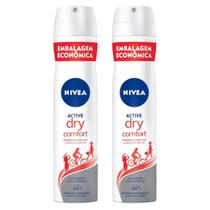 Kit Desodorante Aerosol Nivea Dry Comfort 200ml - 2 unidades