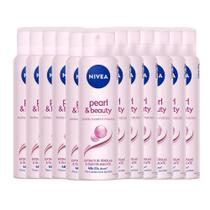 Kit Desodorante Aerosol Nivea Pearl & Beauty 150ml - 12 Unidades