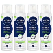 Kit Desodorante Aerosol Nivea Sensitive Protect For Men 150ml - 4 unidades