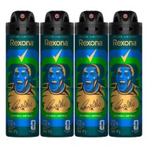 Kit Desodorante Aerosol Rexona Antibacterial + Invisible Men 150ml - 4 Unidades