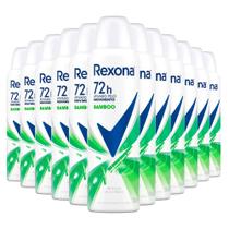 Kit Desodorante Aerosol Rexona Bamboo 150ml - 12 Unidades