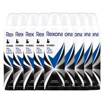 Kit Desodorante Aerosol Rexona Feminino Invisible 150ml - 9 Unidades