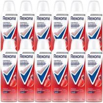 Kit Desodorante Aerosol Rexona Frutas Vermelhas 150ml - 12 Unidades Kit Desodorante Aerosol Rexona Frutas Vermelhas 150ml - 12 Unidades