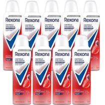Kit Desodorante Aerosol Rexona Frutas Vermelhas 150ml - 9 Unidades Kit Desodorante Aerosol Rexona Frutas Vermelhas 150ml - 9 Unidades