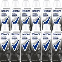 Kit Desodorante Aerosol Rexona Invisible Feminino 150ml - 12 Unidades Kit Desodorante Aerosol Rexona Invisible Feminino 150ml - 12 Unidades