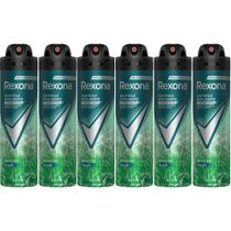 Kit Desodorante Aerosol Rexona Men Impacto 150ml - 6 Unidades