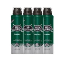 Kit Desodorante Aerosol Très Marchand Classic 150ml - 4 Unidades