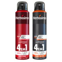 Kit Desodorante Aerossol Herbíssimo Volcano E Dark Silver 150 Ml - Dana Kit Desodorante Aerossol Herbíssimo Volcano E Dark Silver 150 Ml - Dana