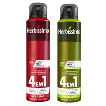 Kit Desodorante Aerossol Herbíssimo Volcano E Green Leaf 150 Ml - Dana