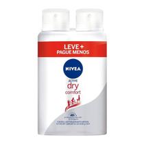 Kit Desodorante Aerossol Nivea Dry Comfort 2 unidades