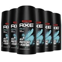 Kit Desodorante Antitranspirante Aerosol Axe Apollo 90g - 6 Unidades