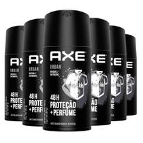 Kit Desodorante Antitranspirante Aerosol Axe Black 90g - 6 unidades