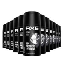 Kit Desodorante Antitranspirante Aerosol Masculino Axe Urban Anti Manchas 152ml/89g - 12 Unidades Kit Desodorante Antitranspirante Aerosol Masculino Axe Urban Anti Manchas 152ml/89g - 12 Unidades