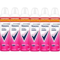 Kit Desodorante Antitranspirante Aerosol Rexona Powder Dry 72 horas 250ml - 6 Unidades Kit Desodorante Antitranspirante Aerosol Rexona Powder Dry 72 horas 250ml - 6 Unidades