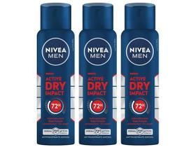 Kit Desodorante Antitranspirante Aerossol Nivea