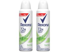 Kit Desodorante Antitranspirante Aerossol Rexona - Feminino Bamboo Stay Fresh 150ml 2 Unidades