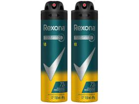 Kit Desodorante Antitranspirante Aerossol Rexona - Masculino 72 Horas 150ml 2 Unidades